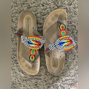 Beaded Sandals from Lome Togo 🇹🇬 🩴